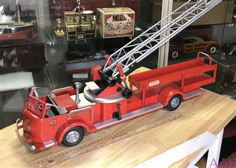 Vintage Toy Metal Fire Trucks for sale 